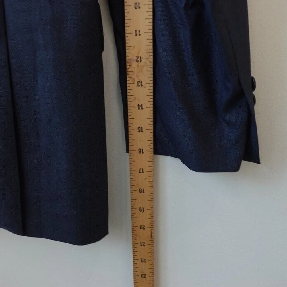Michael Kors Suit Men Size 42 L Navy Tuxedo Large Single Breasted Blazer Groom